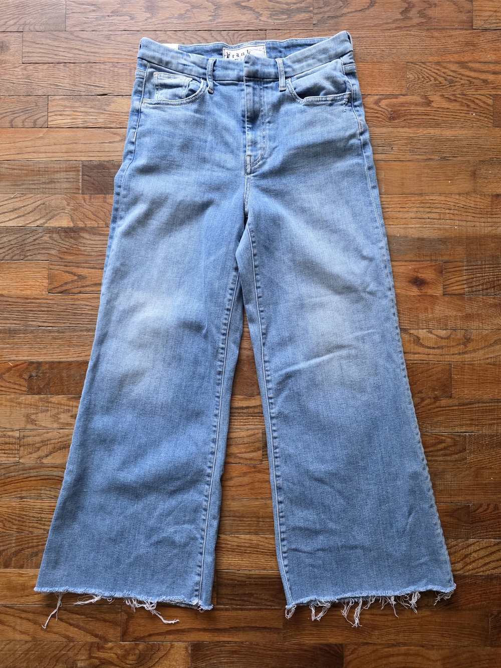 Frank & Eileen Galway Style Light Blue Wide Leg Jeans